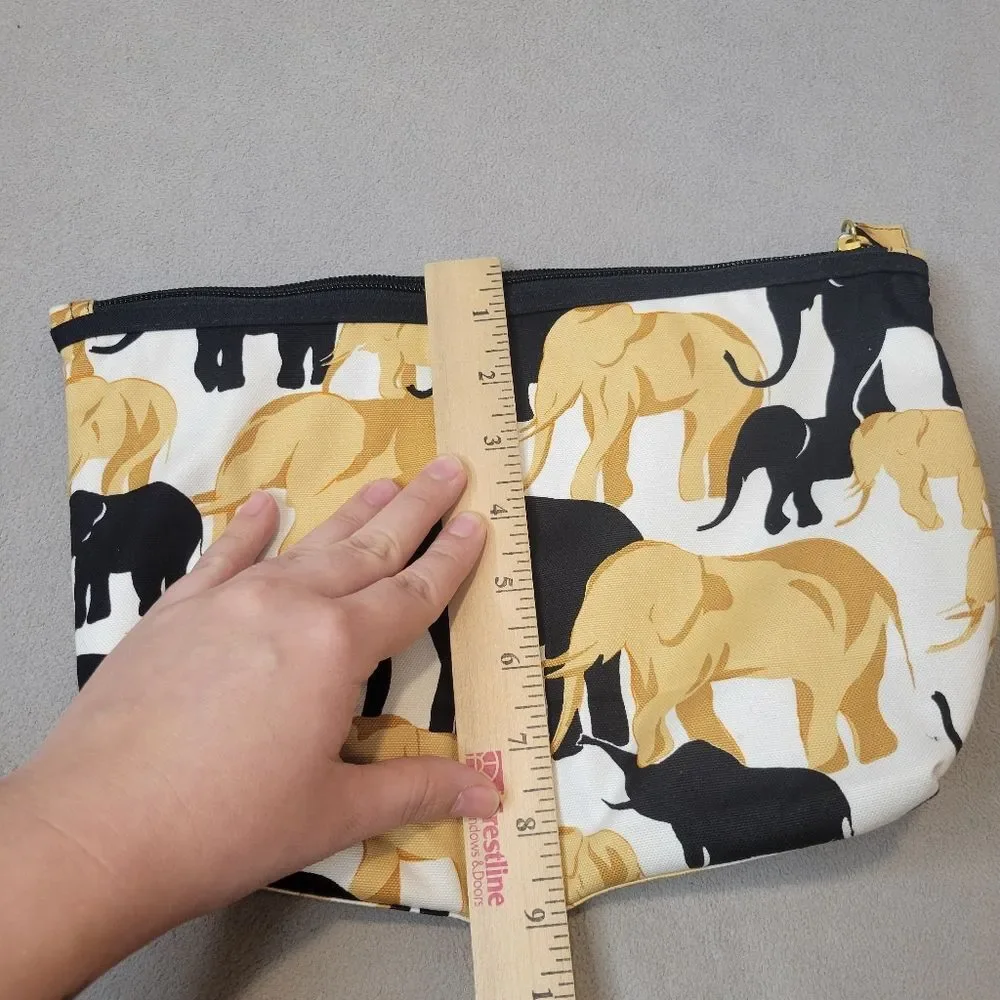 Jim Thompson Make Up Costmetic Bag Elephant Design